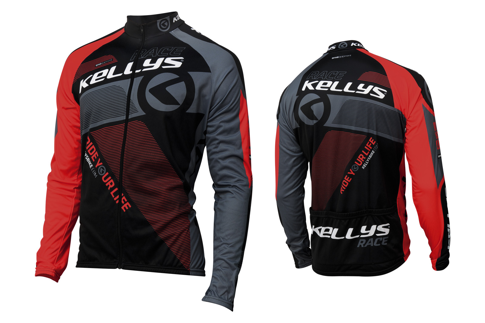 Dres KELLYS PRO Race dlhý rukáv red - XS