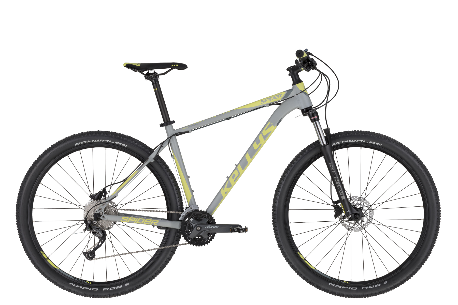 KELLYS Spider 70 Grey Lime S 27.5"